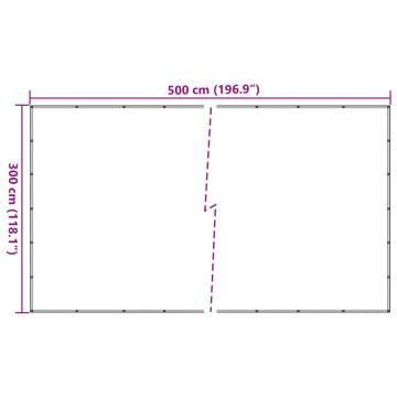 Trailer Net Green 3x5 m HDPE - Durable & Reliable Cargo Solution