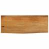  Table Top Live Edge 90x20x2.5 cm Solid Wood Mango Colour oak finished Size 90 x 20 x 2.5 cm Quantity in Package 1 Material solid mango wood 