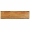  Table Top Live Edge 110x20x2.5 cm Solid Wood Mango Colour oak finished Size 110 x 20 x 2.5 cm Quantity in Package 1 Material solid mango wood 