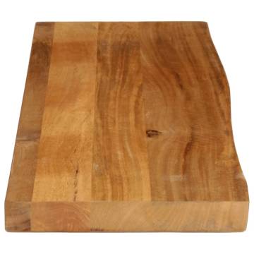 Live Edge Mango Wood Table Top 110x20 cm | Hipo Market