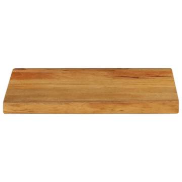 Table Top Live Edge - Solid Mango Wood 40x30x2.5 cm