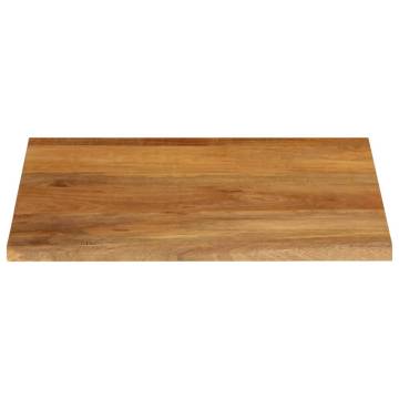 Live Edge Mango Wood Table Top - 40x40 cm | Hipo Market