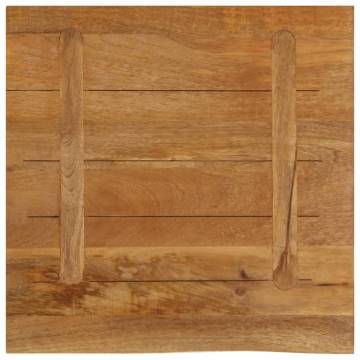 Live Edge Mango Wood Table Top - 40x40 cm | Hipo Market