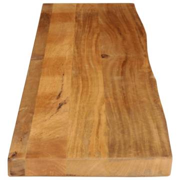 Table Top Live Edge 140x40 cm - Solid Mango Wood | Hipo Market