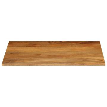 Table Top Live Edge 90x80 cm - Solid Wood Mango | Hipomarket