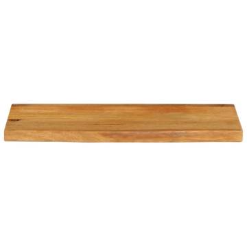 Table Top Live Edge - Solid Mango Wood 80x20x3.8 cm