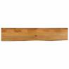  Table Top Live Edge 180x20x3.8 cm Solid Wood Mango Colour oak finished Size 180 x 20 x 3.8 cm Quantity in Package 1 Material solid mango wood 