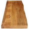 Live Edge Solid Mango Wood Table Top 180x20 cm - HipoMarket