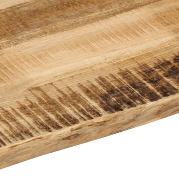 Live Edge Solid Wood Table Top 120x60 cm - Unique & Durable