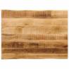  Table Top Live Edge 90x60x3.8 cm Solid Wood Rough Mango Colour rough mango wood(natural) Size 90 x 60 cm Quantity in Package 1 Thickness 38 mm 