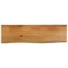  Table Top Live Edge 100x40x3.8 cm Solid Wood Mango Colour oak finished Size 100 x 40 x 3.8 cm Quantity in Package 1 Material solid mango wood 