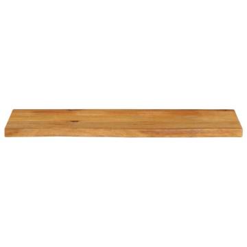 Live Edge Solid Wood Mango Table Top 110x30 cm | Hipo Market