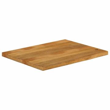 Live Edge Table Top - Solid Wood Mango 80x60 cm | Hipo Market