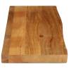 Live Edge Solid Wood Table Top - 110x40 cm | HipoMarket UK