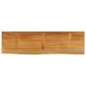 Live Edge Solid Wood Table Top - 110x40 cm | HipoMarket UK