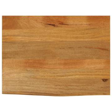 Live Edge Mango Wood Table Top - 90x60 cm | Hipo Market