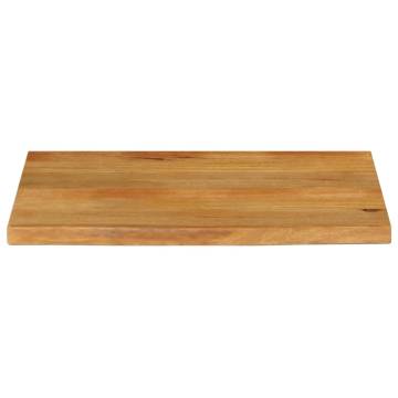 Live Edge Mango Wood Table Top - 90x60 cm | Hipo Market