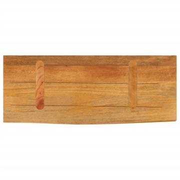 Live Edge Mango Wood Table Top - 80x30 cm | Hipo Market