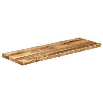 Live Edge Table Top - Solid Mango Wood 110x40 cm | HipoMarket