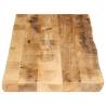 Live Edge Table Top - Solid Mango Wood 110x40 cm | HipoMarket