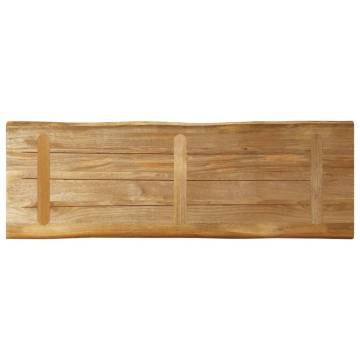 Live Edge Table Top - Solid Mango Wood 110x40 cm | HipoMarket