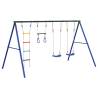 Outdoor Swing Set with Swings, Trapeze & Ladder - Hipomarket