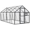 Aviary Anthracite 1.79x4x1.85m Aluminium - Durable Bird Cage