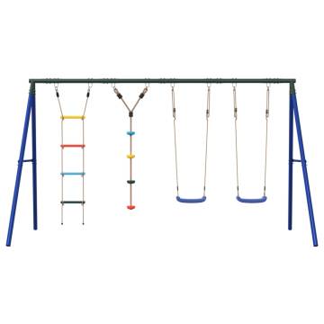 Outdoor Swing Set with Swings, Ladder & Disc Swing - HipoMarket