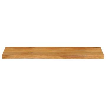 Live Edge Solid Wood Table Top - 100x30 cm | HipoMarket UK