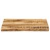 Live Edge Solid Mango Wood Table Top - 50x40cm | Hipo Market