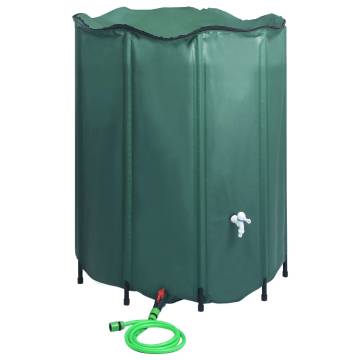 Collapsible Rain Water Tank with Spigot - 1000 L Storage