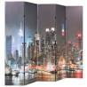 Folding Room Divider 200x170 cm New York by Night | HipoMarket