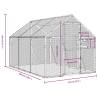 Aviary Anthracite 1.79x3x1.85m Aluminium - Secure & Spacious