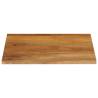 Table Top Live Edge Solid Wood Mango - 80x80x2.5 cm