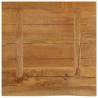 Table Top Live Edge Solid Wood Mango - 80x80x2.5 cm