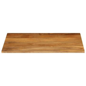 Live Edge Mango Wood Table Top - 100x80 cm | HipoMarket UK