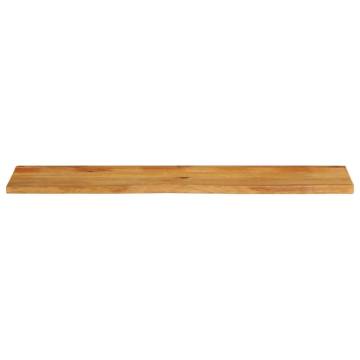 Live Edge Solid Mango Wood Table Top - 160x20x3.8 cm