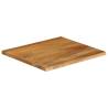 Live Edge Solid Wood Table Top - 60x60 cm | Hipo Market