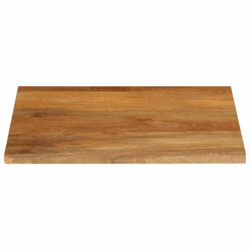 Live Edge Solid Wood Table Top - 60x60 cm | Hipo Market