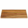 Live Edge Solid Wood Table Top - 60x60 cm | Hipo Market