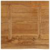 Live Edge Solid Wood Table Top - 60x60 cm | Hipo Market