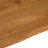 Live Edge Solid Wood Table Top - 60x60 cm | Hipo Market