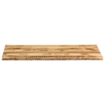 Live Edge Solid Mango Wood Table Top 140x60 cm | Hipo Market