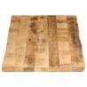 Live Edge Solid Mango Wood Table Top 140x60 cm | Hipo Market