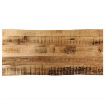 Live Edge Solid Wood Table Top 100x40 cm | Hipo Market