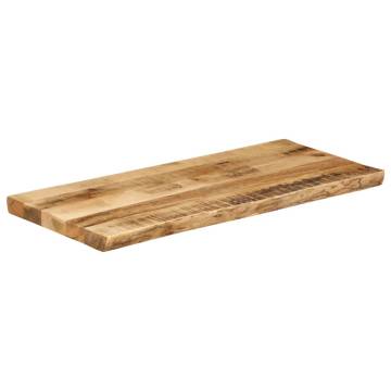 Live Edge Solid Wood Table Top 100x40 cm | Hipo Market