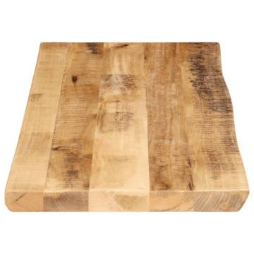 Live Edge Solid Wood Table Top 100x40 cm | Hipo Market