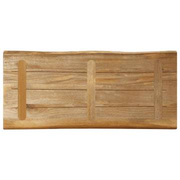 Live Edge Solid Wood Table Top 100x40 cm | Hipo Market