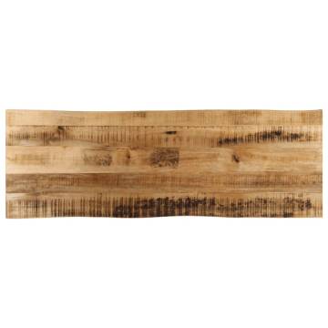 Live Edge Solid Wood Table Top - 120x40 cm | HipoMarket