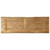 Live Edge Solid Wood Table Top - 120x40 cm | HipoMarket